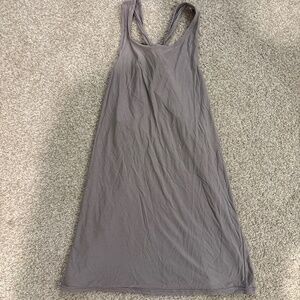 Lululemon twist back tank - taupe - size 4